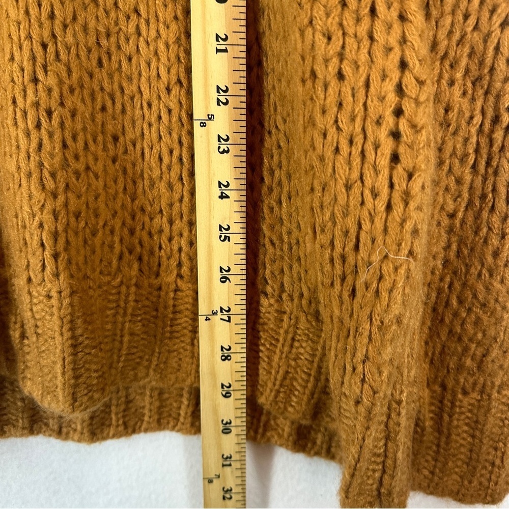Charlotte Russe Knit Pullover Crewneck Sweater Large Orange - Picture 5 of 9